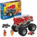 Klocki straż MEGA BLOKS Hot Wheel Monster Trucks 5-Alarm + łazik ATV Pojazd do zbudowania Zestaw klocków HHD19 p4 MATTEL