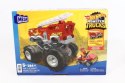 Klocki straż MEGA BLOKS Hot Wheel Monster Trucks 5-Alarm + łazik ATV Pojazd do zbudowania Zestaw klocków HHD19 p4 MATTEL