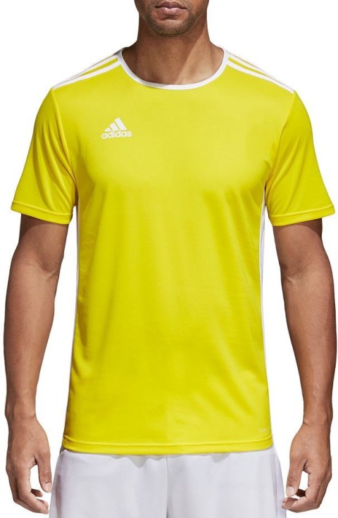 Koszulka męska adidas Entrada 18 Jersey żółta CD8390 Koszulka męska adidas Entrada 18 Jersey żółta CD8390