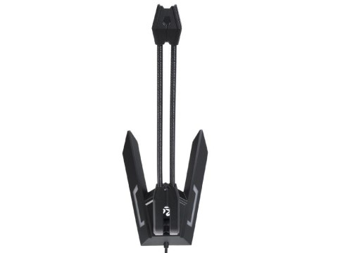 Mikrofon gamingowy NanoRS, LED, YouTube streaming, kabel USB 1.5m, czułość 21dB+3dB, RS710 Mikrofon gamingowy NanoRS, LED, YouTube streaming, kabel USB 1.5m, czułość 21dB+3dB, RS710