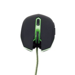 Mysz gamingowa Gembird MUSG-001-G (zielone podświetlenie)