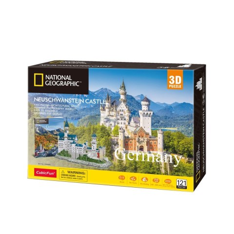 Puzzle 3D National Geograpfic zamek Neuschwanstein DS0990H Puzzle 3D National Geograpfic zamek Neuschwanstein DS0990H