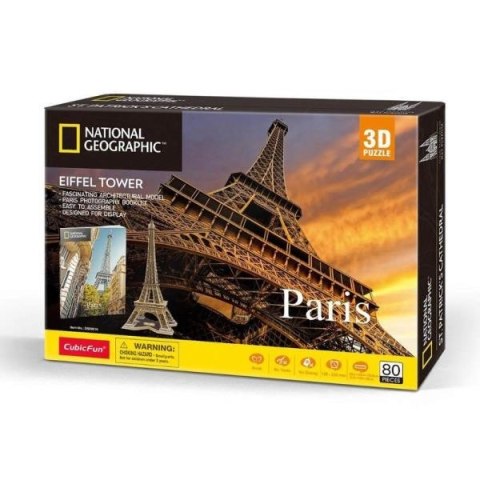 Puzzle 3D National Geographic Paryż, Wieża Eiffel DS0998 Puzzle 3D National Geographic Paryż, Wieża Eiffel DS0998
