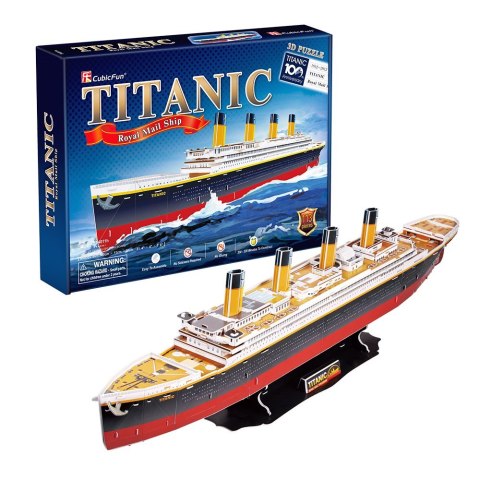 Puzzle 3D Titanic zestaw XL 113el 24011 DANTE Puzzle 3D Titanic zestaw XL 113el 24011 DANTE