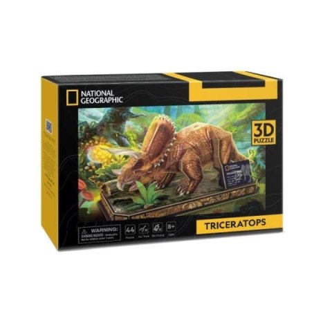 Puzzle 3D Triceratops National Geographic DS1052 Cubic Fun Puzzle 3D Triceratops National Geographic DS1052 Cubic Fun
