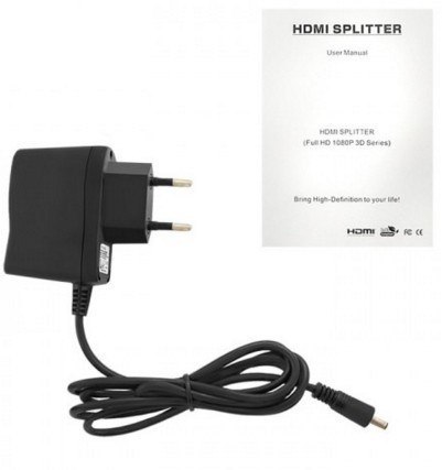 Qoltec Aktywny rozdzielacz Splitter HDMI 1x2 v.1.3b Qoltec Aktywny rozdzielacz Splitter HDMI 1x2 v.1.3b