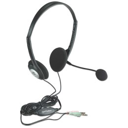Słuchawki Komputerowe Stereo z Mikrofonem Manhattan 164429