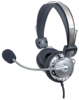 Słuchawki Nauszne z Mikrofonem do Komputera Jack 3.5mm