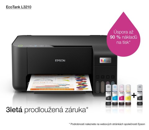 Urządzenie wielofunkcyjne 3w1 EPSON Eco Tank L3210 PL Urządzenie wielofunkcyjne 3w1 EPSON Eco Tank L3210 PL