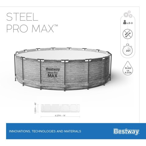 Bestway 5619D Basen Steel Pro MAX 427x122 Bestway 5619D Basen Steel Pro MAX 427x122