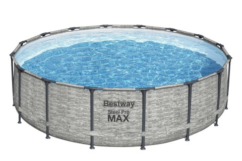 Bestway 5619E Basen stelażowy Steel Pro MAX 488x122 Bestway 5619E Basen stelażowy Steel Pro MAX 488x122