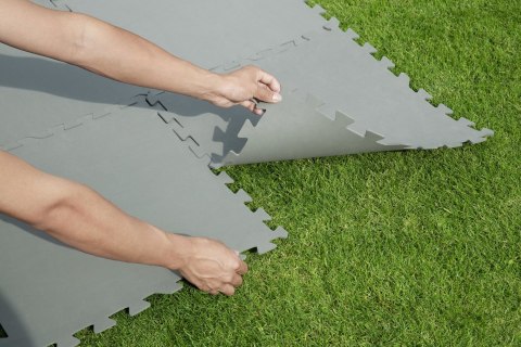 Bestway Płyty Ochronne do Basenów Puzzle Flowclear 50cm x 50cm 58639 9 sztuk Bestway Płyty Ochronne do Basenów Puzzle Flowclear 50cm x 50cm 58639 9 sztuk