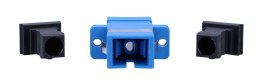 Extralink SC/UPC | Adapter | Jednomodowy, Simplex, niebieski