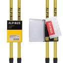 Kijki trekkingowe Alpinus Courmayeur żółte NX43600
