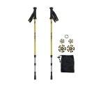 Kijki trekkingowe Alpinus Courmayeur żółte NX43600