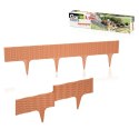 PROSPERPLAST OBRZEŻE OGRODOWE 3,9m RATAN GARDEN BORDER TERAKOTA