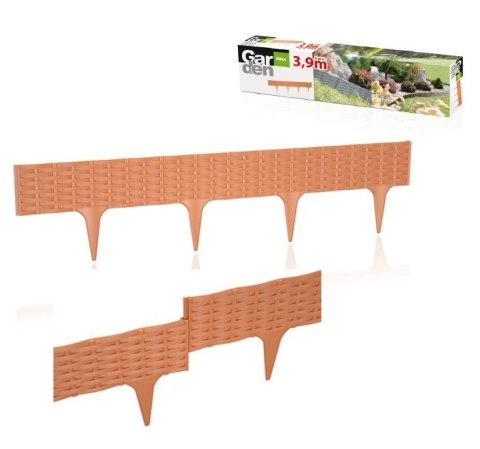 PROSPERPLAST OBRZEŻE OGRODOWE 3,9m RATAN GARDEN BORDER TERAKOTA PROSPERPLAST OBRZEŻE OGRODOWE 3,9m RATAN GARDEN BORDER TERAKOTA