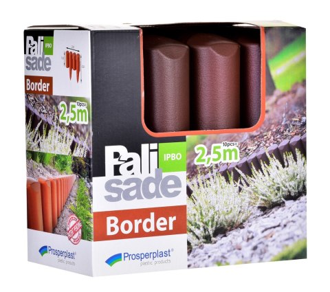 PROSPERPLAST PALISADA OGRODOWA BORDER BRĄZ 2,5m PROSPERPLAST PALISADA OGRODOWA BORDER BRĄZ 2,5m