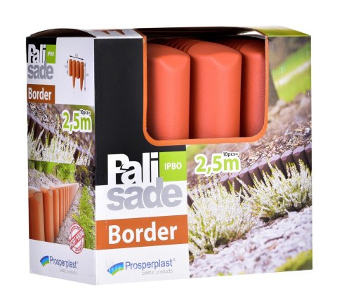 PROSPERPLAST PALISADA OGRODOWA BORDER TERAKOTA 2,5m PROSPERPLAST PALISADA OGRODOWA BORDER TERAKOTA 2,5m