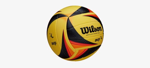 Piłka siatkowa Wilson AVP Replica Game żółto-czarno-pomarańczowa WTH01020XB Piłka siatkowa Wilson AVP Replica Game żółto-czarno-pomarańczowa WTH01020XB
