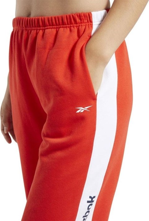 Spodnie damskie Reebok Te Linear Logo Fl P czerwone FT0905 Spodnie damskie Reebok Te Linear Logo Fl P czerwone FT0905