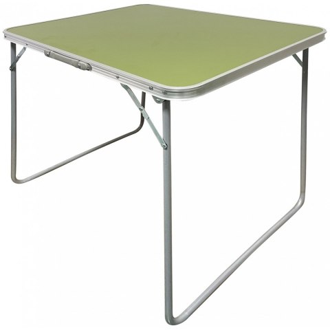 Stolik turystyczny składany kempingowy 80x60x70 cm i dwa krzesła zielony 1047355 Stolik turystyczny składany kempingowy 80x60x70 cm i dwa krzesła zielony 1047355