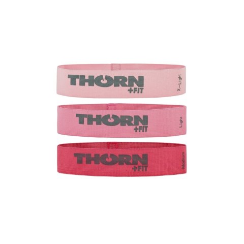Zestaw gum do ćwiczeń Thorn Fit Lady resistance textile band set 3 szt. Zestaw gum do ćwiczeń Thorn Fit Lady resistance textile band set 3 szt.