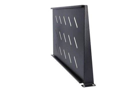 Extralink 1U 250mm Czarna | Półka | 19", do szaf wiszących Extralink 1U 250mm Czarna | Półka | 19", do szaf wiszących