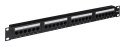 Extralink CAT5E UTP V2 | Patchpanel | 24 porty