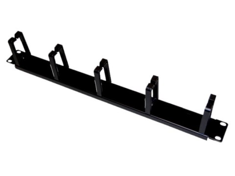 Organizator kabli 1U 19" 5 plastikowych uchwytów, czarny ALANTEC Organizator kabli 1U 19" 5 plastikowych uchwytów, czarny ALANTEC