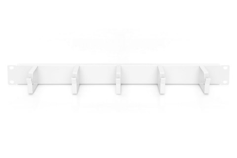 Organizator kablowy 19" 1U, 5x uchwyty stalowe, 40x60 mm, szary Organizator kablowy 19" 1U, 5x uchwyty stalowe, 40x60 mm, szary