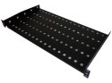 Półka stała 19" 1U głęb. 250mm, czarna, 2 punkty mocowania ALANTEC