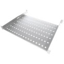 Półka stała 19" 1U głęb. 650mm, kolor szara, 4 punkty mocowania ALANTEC