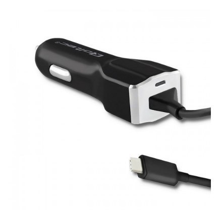 Qoltec Ładowarka samochodowa 12-24V | 15W | 5V | 3A | kabel USB typ C Qoltec Ładowarka samochodowa 12-24V | 15W | 5V | 3A | kabel USB typ C