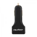 Qoltec Ładowarka samochodowa 12-24V | 24W | 5V | 4.8A | 3xUSB
