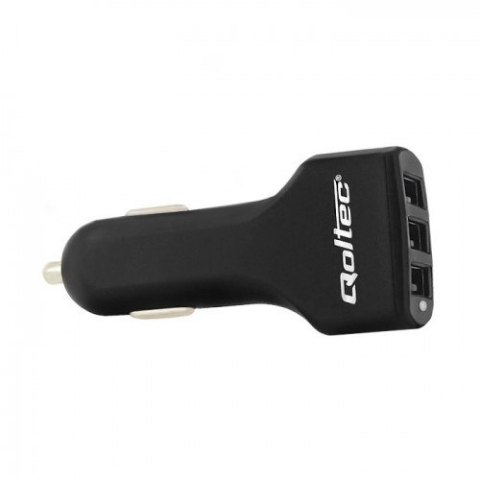 Qoltec Ładowarka samochodowa 12-24V | 24W | 5V | 4.8A | 3xUSB Qoltec Ładowarka samochodowa 12-24V | 24W | 5V | 4.8A | 3xUSB