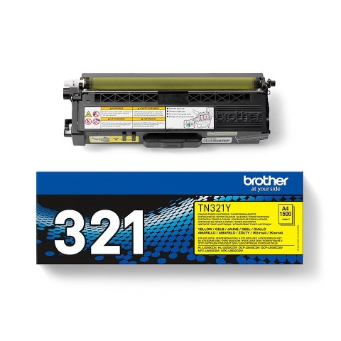 TN-321Y TONER CARTRIDGE YELLOW/F/ HL-L8250CDN 1500PGS TN-321Y TONER CARTRIDGE YELLOW/F/ HL-L8250CDN 1500PGS