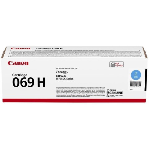 TONER CYAN 5.5K CRG-069H/5097C002 CANON TONER CYAN 5.5K CRG-069H/5097C002 CANON
