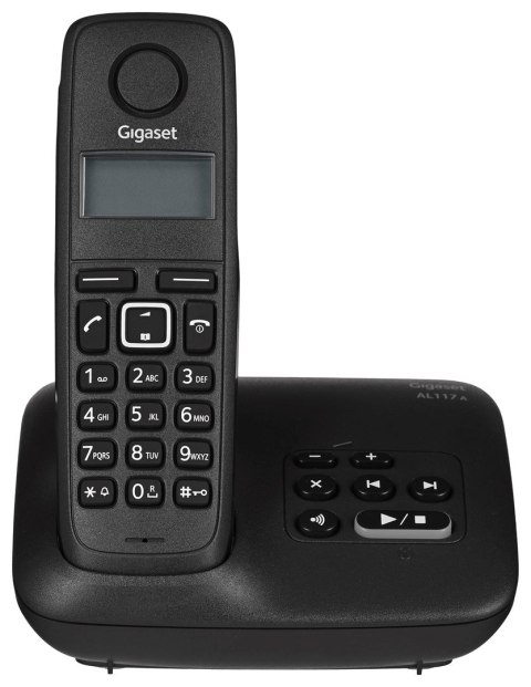 Gigaset Telefon bezprzewodowy AL117A Black Gigaset Telefon bezprzewodowy AL117A Black