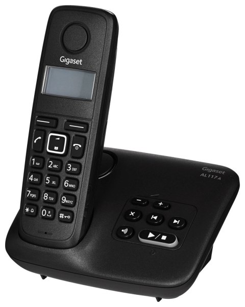 Gigaset Telefon bezprzewodowy AL117A Black Gigaset Telefon bezprzewodowy AL117A Black