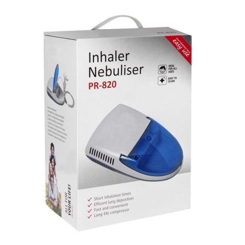 Inhalator nebulizator Promedix, zestaw, maski, filterki, PR-820 Inhalator nebulizator Promedix, zestaw, maski, filterki, PR-820