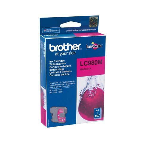 LC-980M INK CARTRIDGE MAGENTA/F/ DCP-145 -165C LC-980M INK CARTRIDGE MAGENTA/F/ DCP-145 -165C