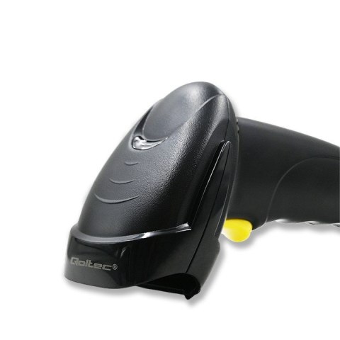 Qoltec Laserowy czytnik kodów kreskowych 1D | USB | Czarny Qoltec Laserowy czytnik kodów kreskowych 1D | USB | Czarny