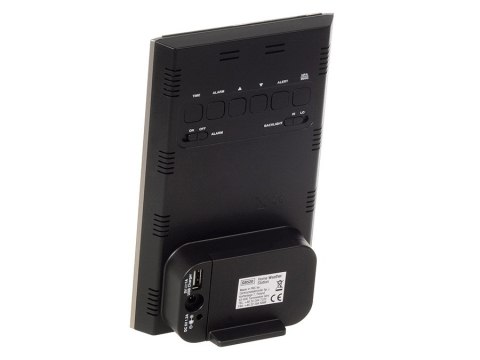 Stacja pogody bezprzewodowa DCF, ciśnienie, fazy księżyca,ładowarka USB GreenBlue GB520 black Stacja pogody bezprzewodowa DCF, ciśnienie, fazy księżyca,ładowarka USB GreenBlue GB520 black