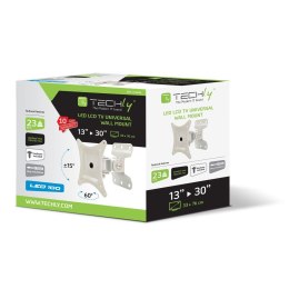 Uchwyt Ścienny TV LED/LCD 13-30 cali 23kg Obrotowy Biały