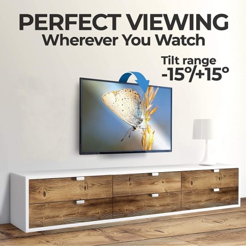 Uchwyt Ścienny TV LED/LCD 13-30 cali 23kg Obrotowy Biały Uchwyt Ścienny TV LED/LCD 13-30 cali 23kg Obrotowy Biały