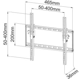 Uchwyt Ścienny TV LED/LCD 23-55 cali 45kg Uchylny Slim