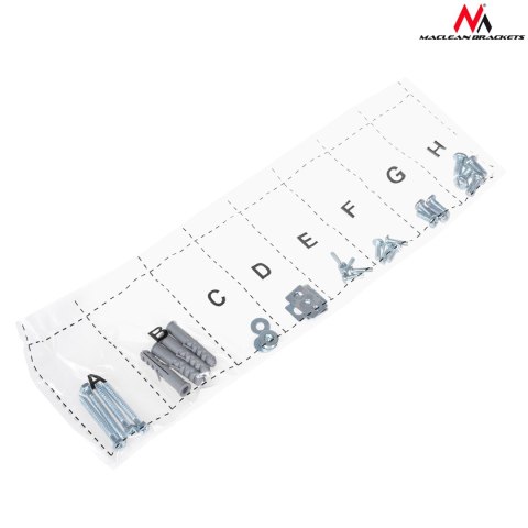 Uchwyt do TV Maclean, max. VESA 400x400, 26-55", do 45kg, czarny, MC-778 Uchwyt do TV Maclean, max. VESA 400x400, 26-55", do 45kg, czarny, MC-778