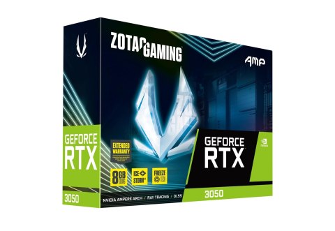ZOTAC GAMING GeForce RTX 3050 AMP!, 8192 MB GDDR6 ZOTAC GAMING GeForce RTX 3050 AMP!, 8192 MB GDDR6