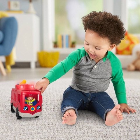Fisher-Price Little People Wóz Strażacki Małego Odkrywcy GXR77 MATTEL Fisher-Price Little People Wóz Strażacki Małego Odkrywcy GXR77 MATTEL